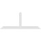 Ekena Millwork Portland Architectural Grade PVC Gable Bracket, 108"W x 45"H x 6"D x 6"F, 10/12 Pitch GBP108X45X0606POR00 - alternate 3